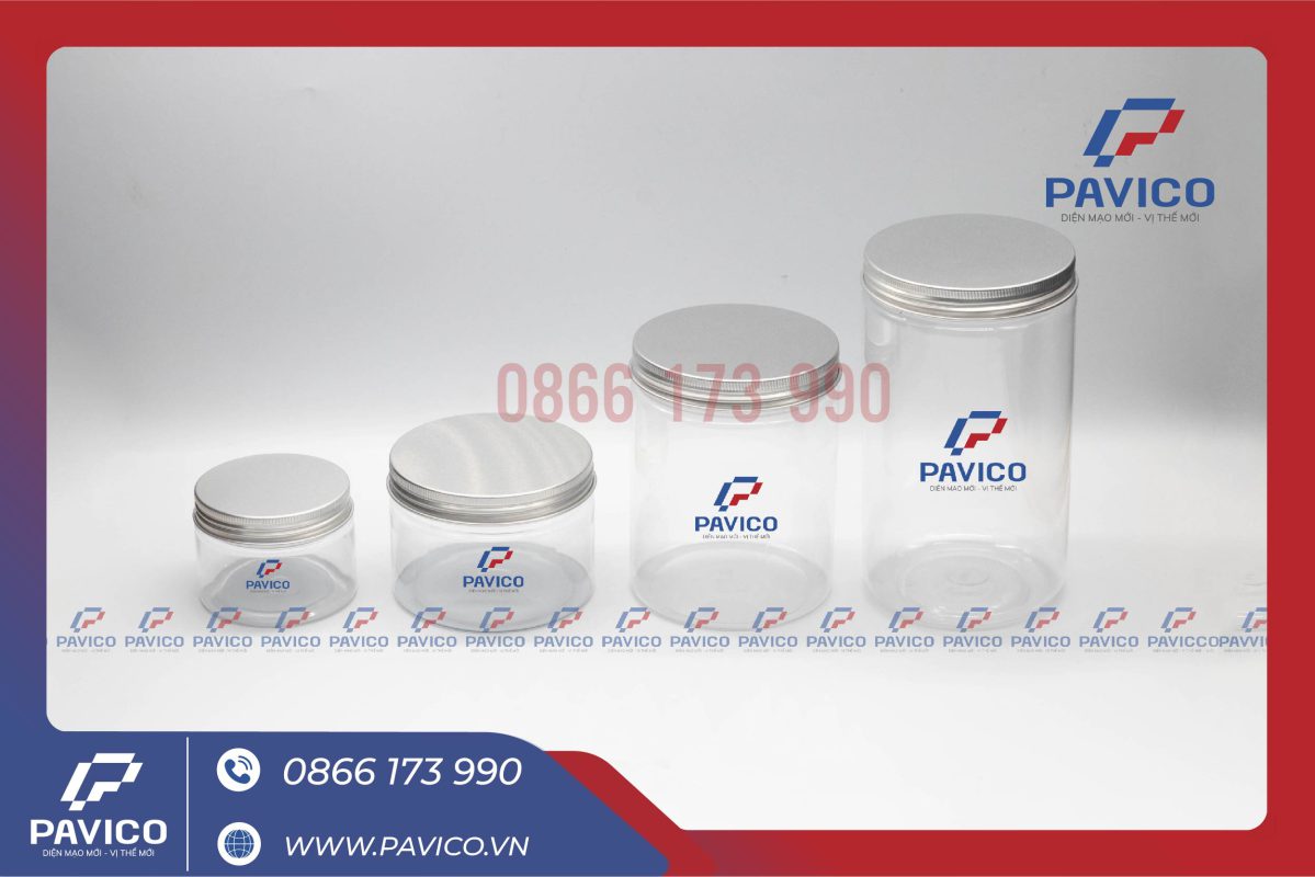 Hũ nhựa nắp nhôm được sản xuất tại PAVICO