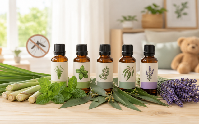 Năm loại tinh dầu đuổi muỗi phổ biến trong gia đình