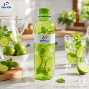 Chai đựng nước uống PET 330ml dùng đựng nước chanh, trà trái cây và detox