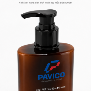Vỏ chai đựng dầu gội PET 250ml có vòi nhấn tiện dụng
